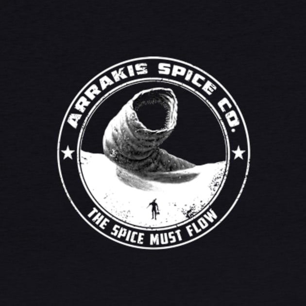 Arrakis Spice Co. (Black Print) by Miskatonic Designs